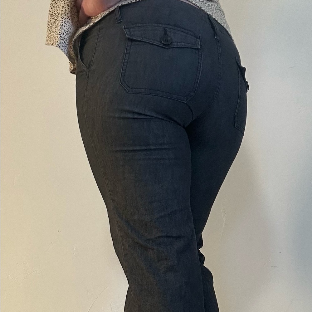 Blue Asphalt Dark Gray Straight Leg Jeans